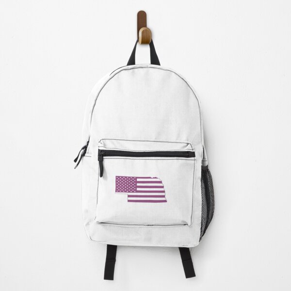Item preview, Nebraska USA Flag Silhouette – Stars and Stripes State Outline designed and sold by Paper Drip.