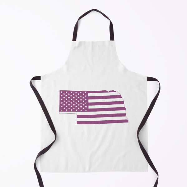 Item preview, Nebraska USA Flag Silhouette – Stars and Stripes State Outline designed and sold by Paper Drip.