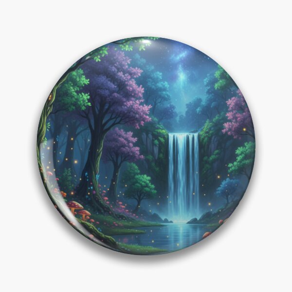 Item preview, Enchanted Forest Art: Magical Fantasy Landscape Design designed and sold by Magounette.