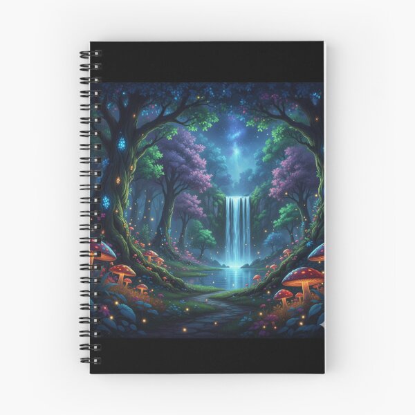 Item preview, Enchanted Forest Art: Magical Fantasy Landscape Design designed and sold by Magounette.