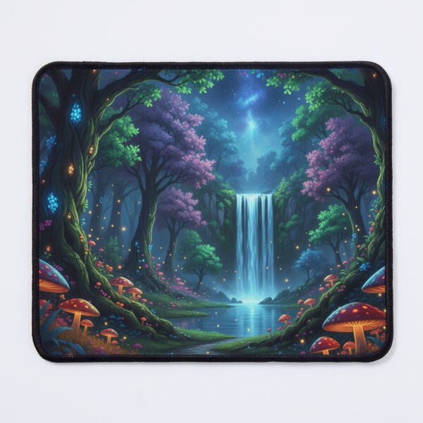 Item preview, Enchanted Forest Art: Magical Fantasy Landscape Design designed and sold by Magounette.