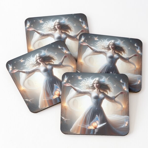 Item preview, Mystical Woman Chasing Butterfles designed and sold by IZiets.