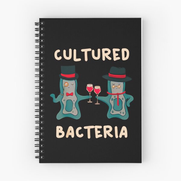 Item preview, Cultured Bacteria Pun: Fancy Microbes Drinking Wine | Funny Microbiology Art designed and sold by Colorful-Garden.