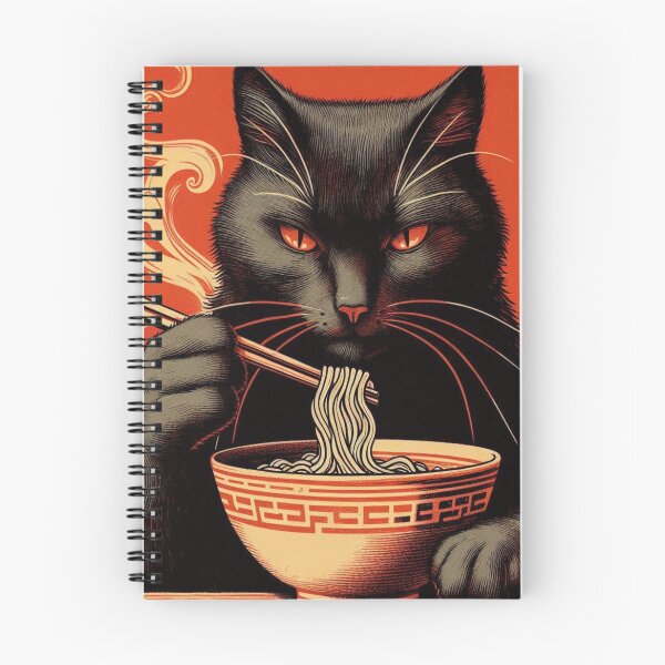 Item preview, ramen cat designed and sold by Creativnani.