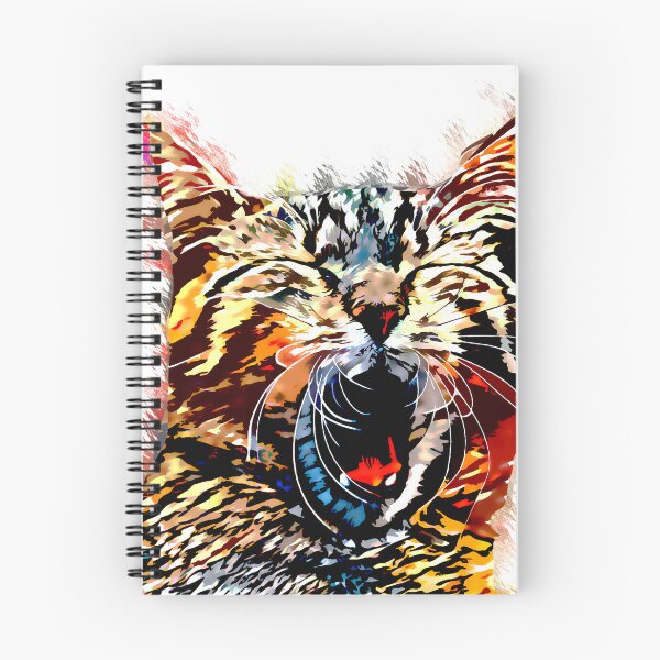 Item preview, Yawning Rainbow Cat Art designed and sold by simpsonvisuals.
