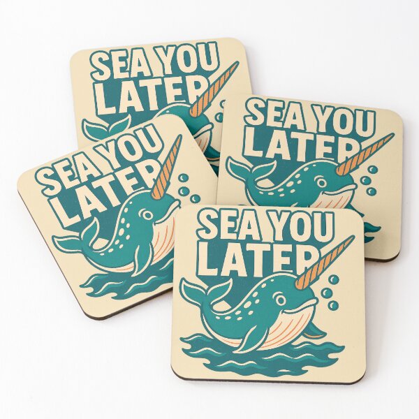 Item preview, Sea You Later Narwhal designed and sold by thepicassoUA.