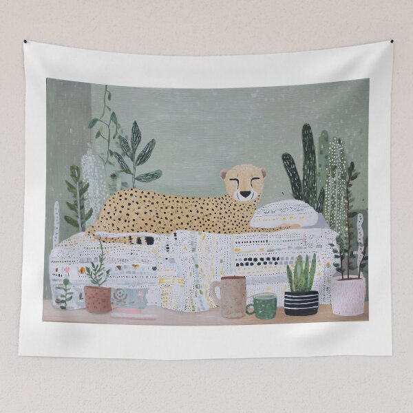 Item preview, CHEETAH IN BED designed and sold by lautir.