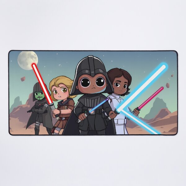 Item preview, Planets Cartoon Art Adventures Star Wars Characters Lightsabers designed and sold by ART ATTACK ZONE.