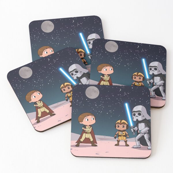 Item preview, Stars Cartoon Art Adventures Star Wars Characters Lightsabers designed and sold by ART ATTACK ZONE.