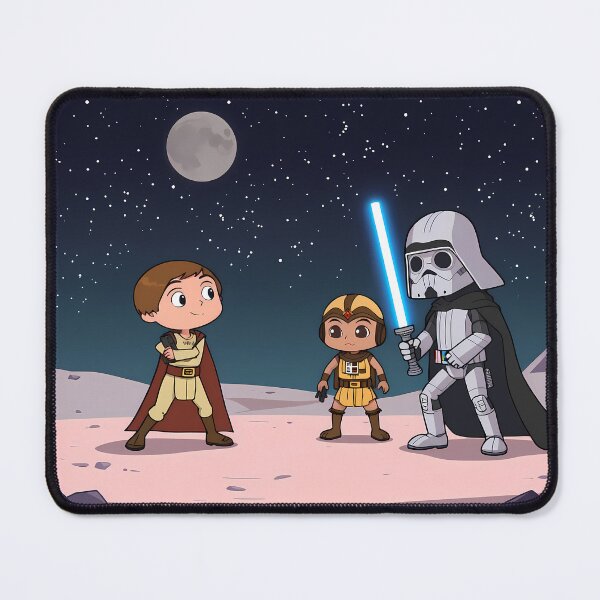 Item preview, Stars Cartoon Art Adventures Star Wars Characters Lightsabers designed and sold by ART ATTACK ZONE.