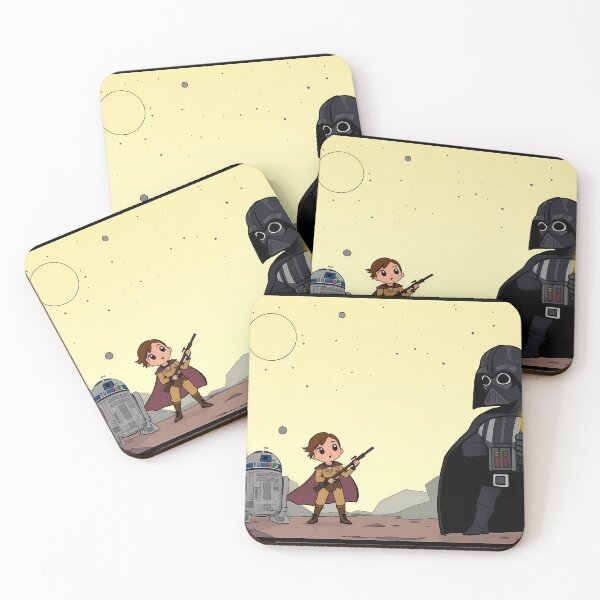 Item preview, Stellar Cartoon Art Adventures Star Wars Characters Lightsabers designed and sold by ART ATTACK ZONE.