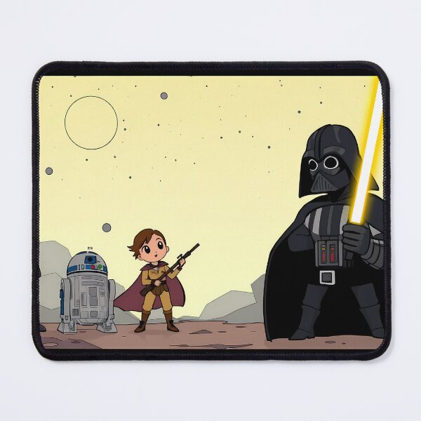 Item preview, Stellar Cartoon Art Adventures Star Wars Characters Lightsabers designed and sold by ART ATTACK ZONE.