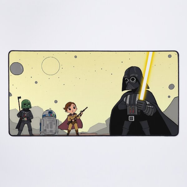 Item preview, Stellar Cartoon Art Adventures Star Wars Characters Lightsabers designed and sold by ART ATTACK ZONE.