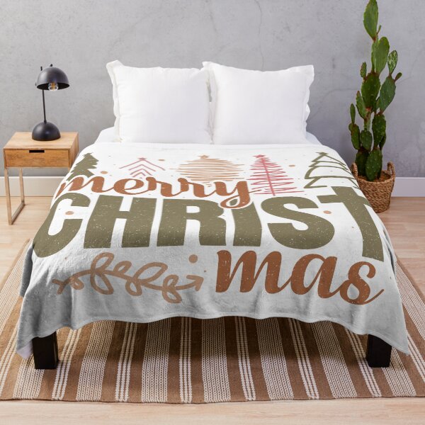 Item preview, Cute Christmas Doodle Art – Boho Merry Christmas Hand-Drawn Trees & Lettering designed and sold by lucidfrog.
