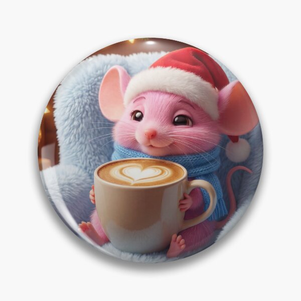 Item preview, Mousy Christmas Latte Cozy Art designed and sold by PuppyBerry.
