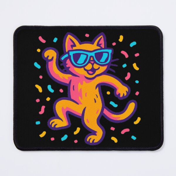 Item preview, Cute dancing cat - Colorful cat - Gift for cat lovers designed and sold by Gradasdaughter.
