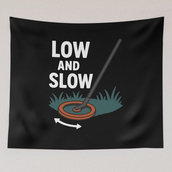 Item preview, Low And Slow Metal Detecting Treasure Hunt designed and sold by LuminOrb.