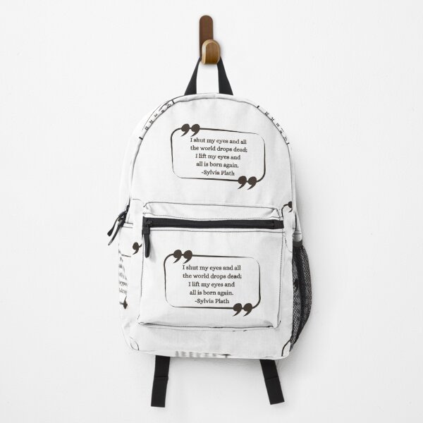 Item preview, I shut my eyes and all the world drops dead - Sylvia Plath Quote Gift Ideas designed and sold by RebelliousRosee.
