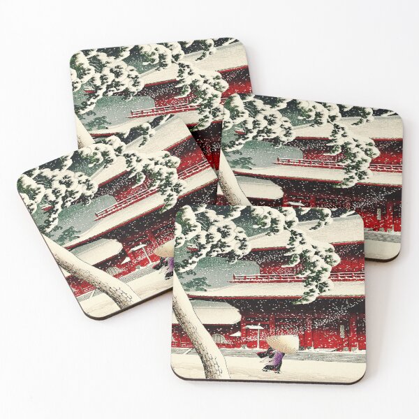Item preview, The Zojoji Temple in Shiba | Kawase Hasui Japanese Woodblock Print (1925) designed and sold by UBU-space.