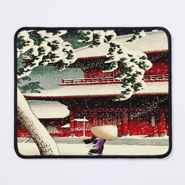 Item preview, The Zojoji Temple in Shiba | Kawase Hasui Japanese Woodblock Print (1925) designed and sold by UBU-space.