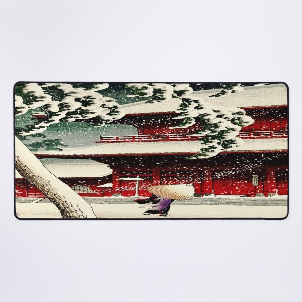 Item preview, The Zojoji Temple in Shiba | Kawase Hasui Japanese Woodblock Print (1925) designed and sold by UBU-space.