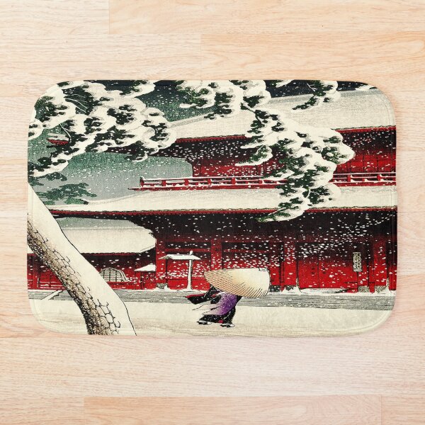 Item preview, The Zojoji Temple in Shiba | Kawase Hasui Japanese Woodblock Print (1925) designed and sold by UBU-space.