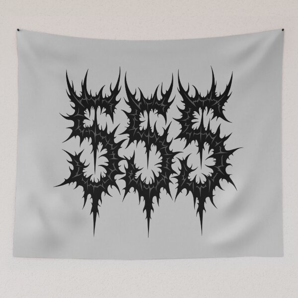 Item preview, Angel Number 555 Spiky Gothic Art – Dark Metal Numerology Design designed and sold by Mystikos Art.