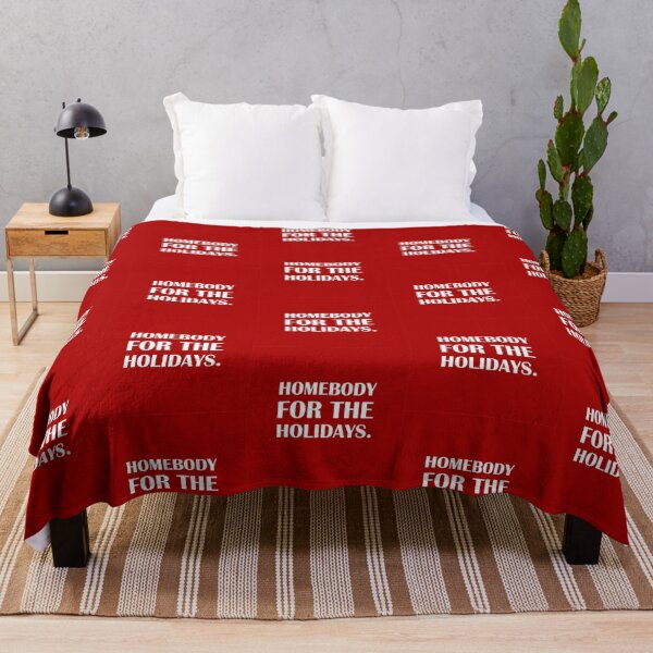 Item preview, Homebody for the Holidays – Red Edition / Introvert Joke Funny T-Shirt Label designed and sold by introvertvibes.