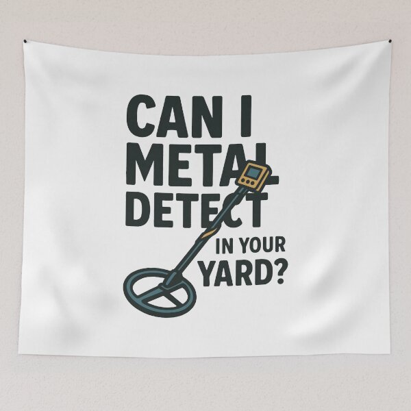 Item preview, Can I Metal Detect In Your Yard Fun Detectorist designed and sold by LuminOrb.