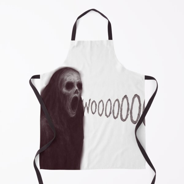 Item preview, Ghostly Scream Wooooooo by Modern Mojo | Dark Horror Art | Creepy Skull Spirit Illustration designed and sold by Modern-Mojo.