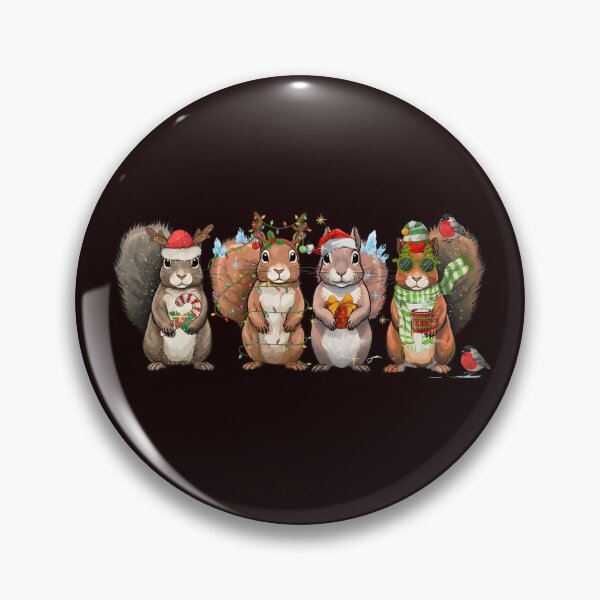 Artikelvorschau, Lustiges Eichhörnchen zu Weihnachten, Tier-Festtagstruppe entworfen und verkauft von DesignDenDo ⭐⭐⭐⭐⭐.