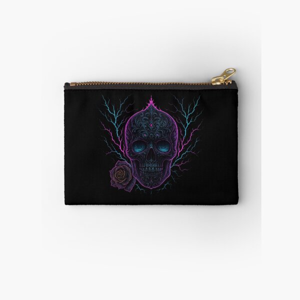 Item preview, Dark skull with purple lightning designed and sold by LaNadaYFundante.