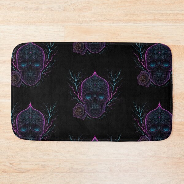 Item preview, Dark skull with purple lightning designed and sold by LaNadaYFundante.