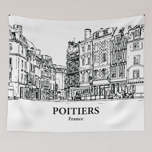 Item preview, Poitiers - France designed and sold by Lakeric Cityscapes.