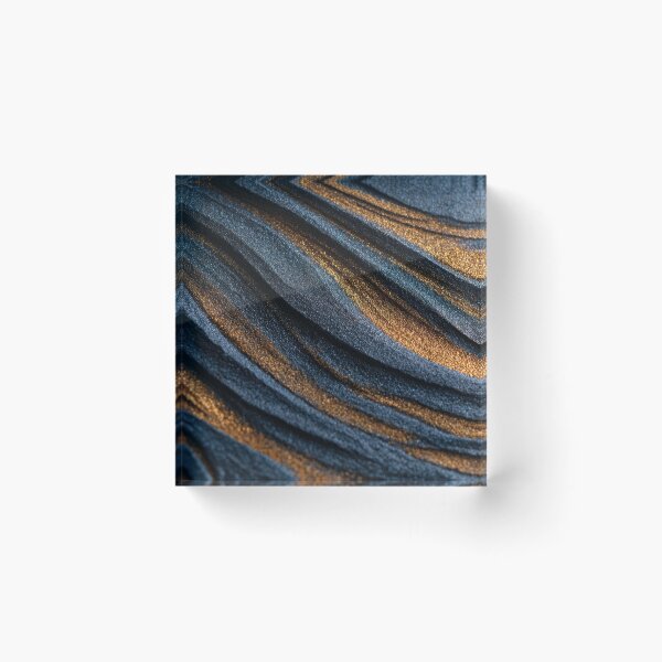 Item preview, Swirling patterns of dark and gold designed and sold by anytka.