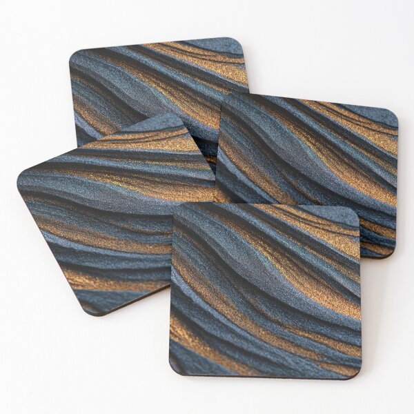 Item preview, Swirling patterns of dark and gold designed and sold by anytka.