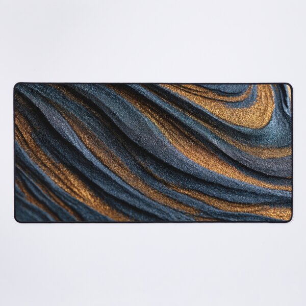 Item preview, Swirling patterns of dark and gold designed and sold by anytka.