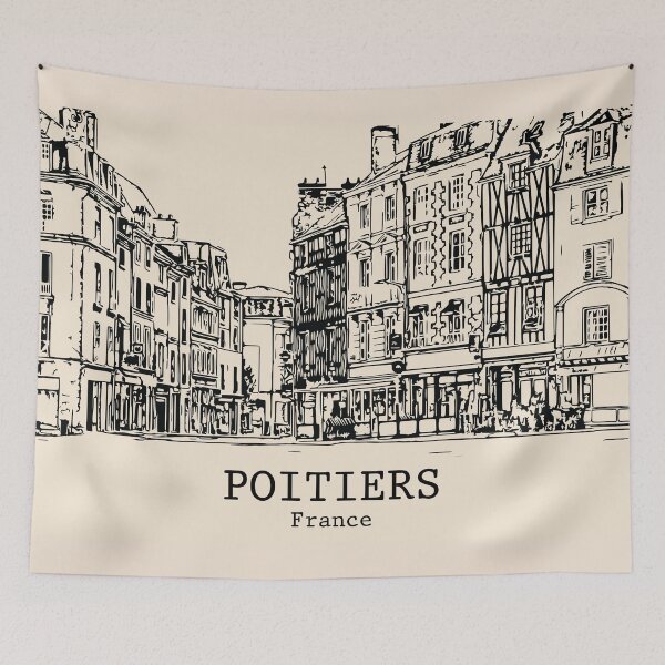 Item preview, Poitiers - France designed and sold by Lakeric Cityscapes.