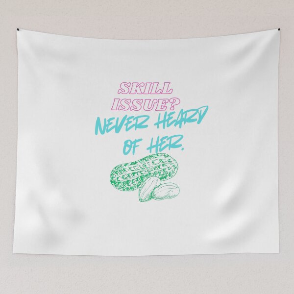 Item preview, Skill Issue? Never Heard of Her – Trendy Gamer designed and sold by SloganSauce.