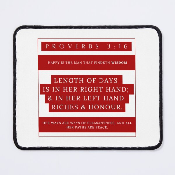 Item preview, Proverbs 3:16 designed and sold by Undonemadenew.