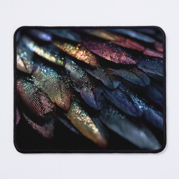 Item preview, Colorful feathers form patterns designed and sold by anytka.