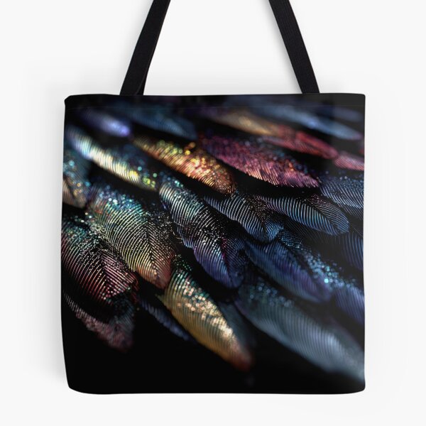 Item preview, Colorful feathers form patterns designed and sold by anytka.
