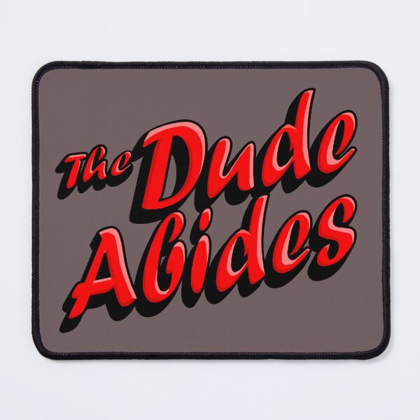 Item preview, The Dude Abides - Cool Retro Script Chill Vibe Typography designed and sold by denip.
