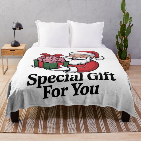 Item preview, Santa’s Special Brainy Christmas Gift designed and sold by MonkiFlipp.
