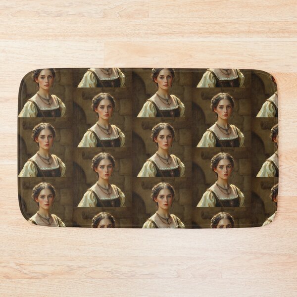 Item preview, Tudor Era Courtier woman in a beautiful period dress portrait art designed and sold by Vintage Designs +.