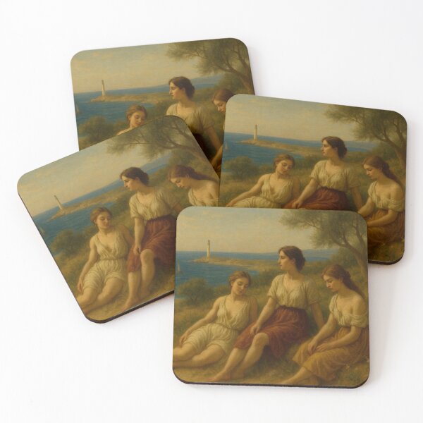 Item preview, Rest at the Close of Day – Three Maidens by the Sea | GGSTCraft designed and sold by ggstcraft.