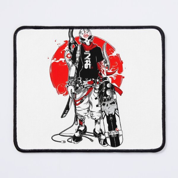 Item preview, Cyberpunk Samurai Skater – Japanese Street Warrior Skull Art designed and sold by MysticCloud909.