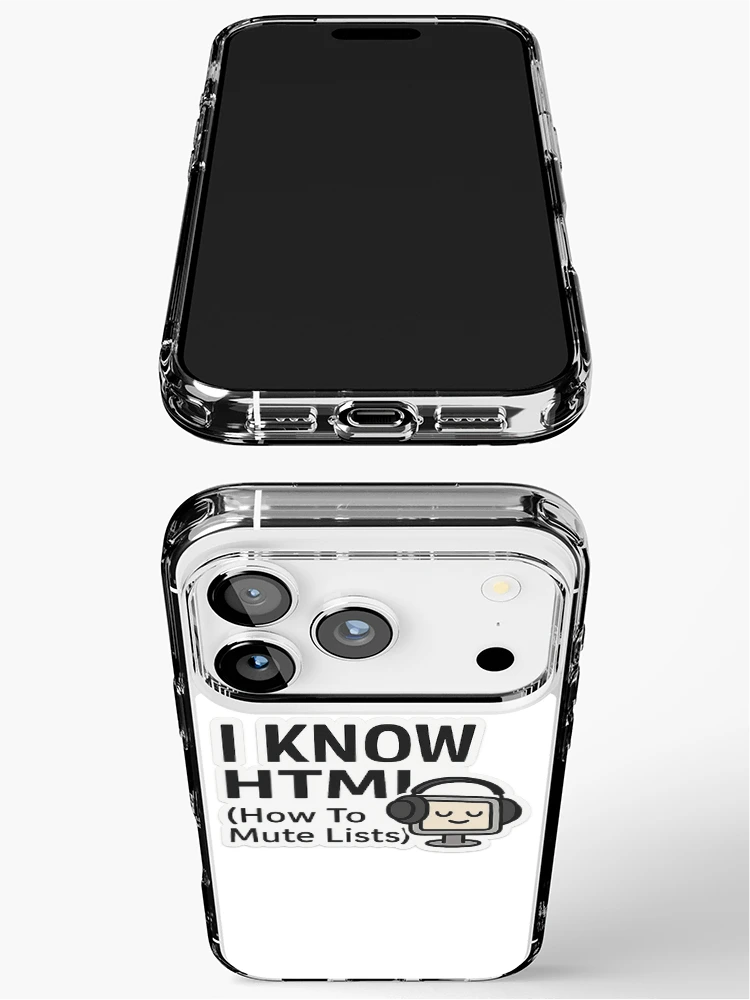 Thumbnail 3 of 5, iPhone Case, HTML  designed and sold by NathsCustoms.