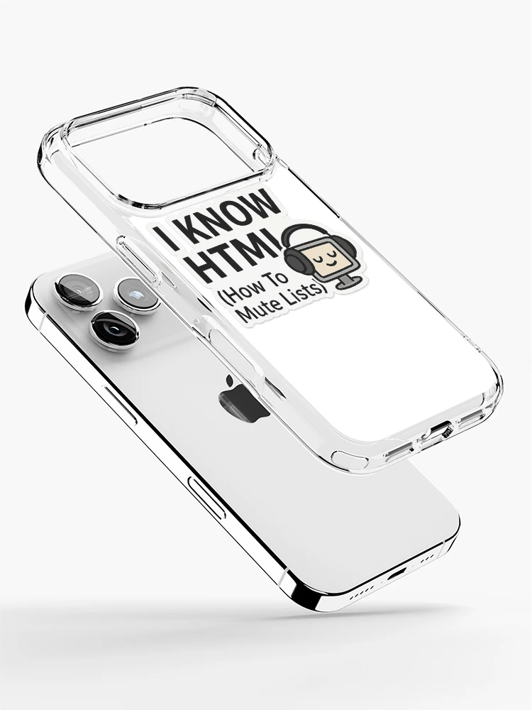 Thumbnail 2 of 5, iPhone Case, HTML  designed and sold by NathsCustoms.