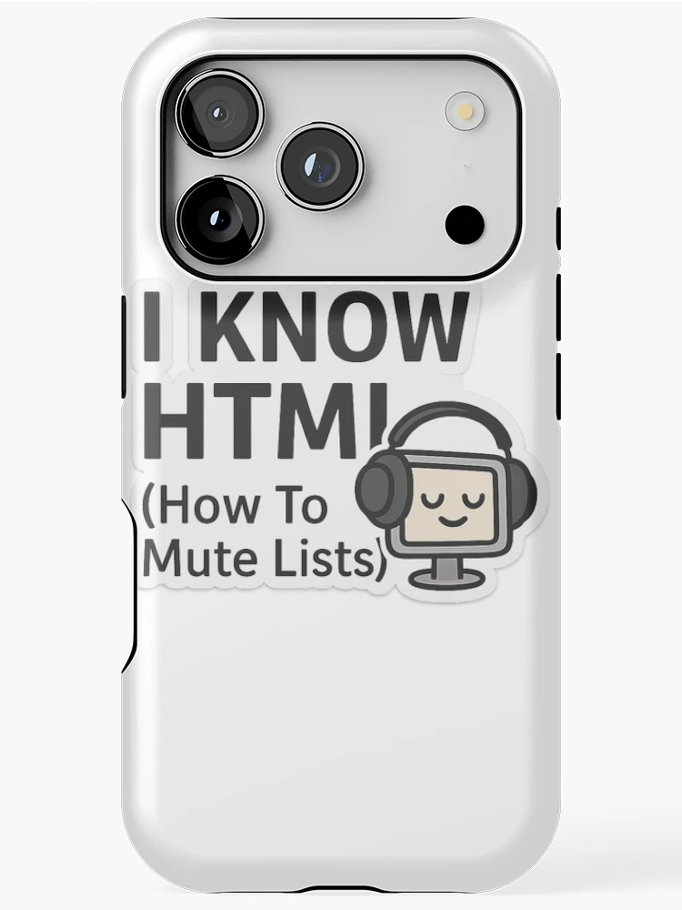 Thumbnail 1 of 4, iPhone Case, HTML designed and sold by NathsCustoms.